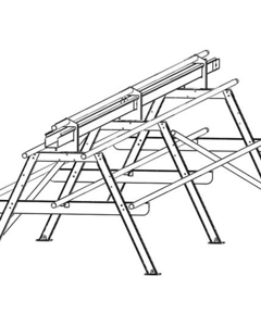 A-rack metal 5800 with 6 perches and 1 feedline